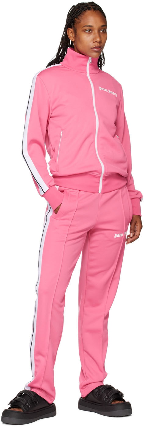 PINK TRACK JACKET in pink - Palm Angels® Official