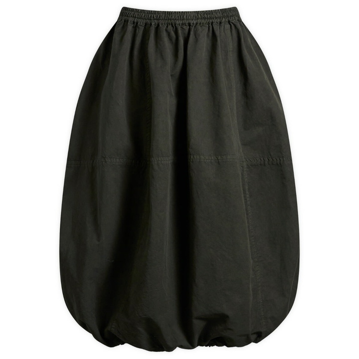 Photo: YMC Women's Parachute Skirt in Dark Green