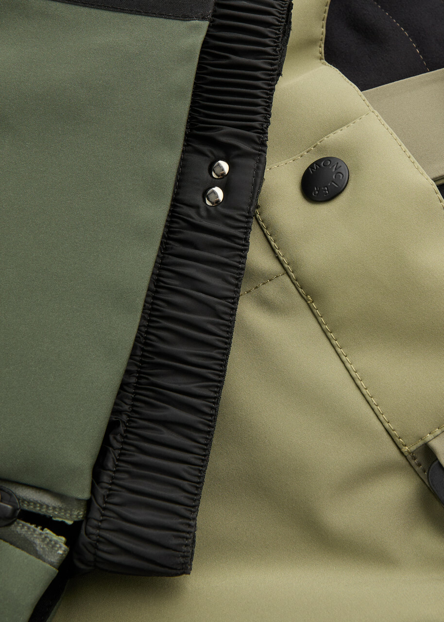 Moncler Grenoble Colour-blocked Padded Gore-tex ski Trousers Green