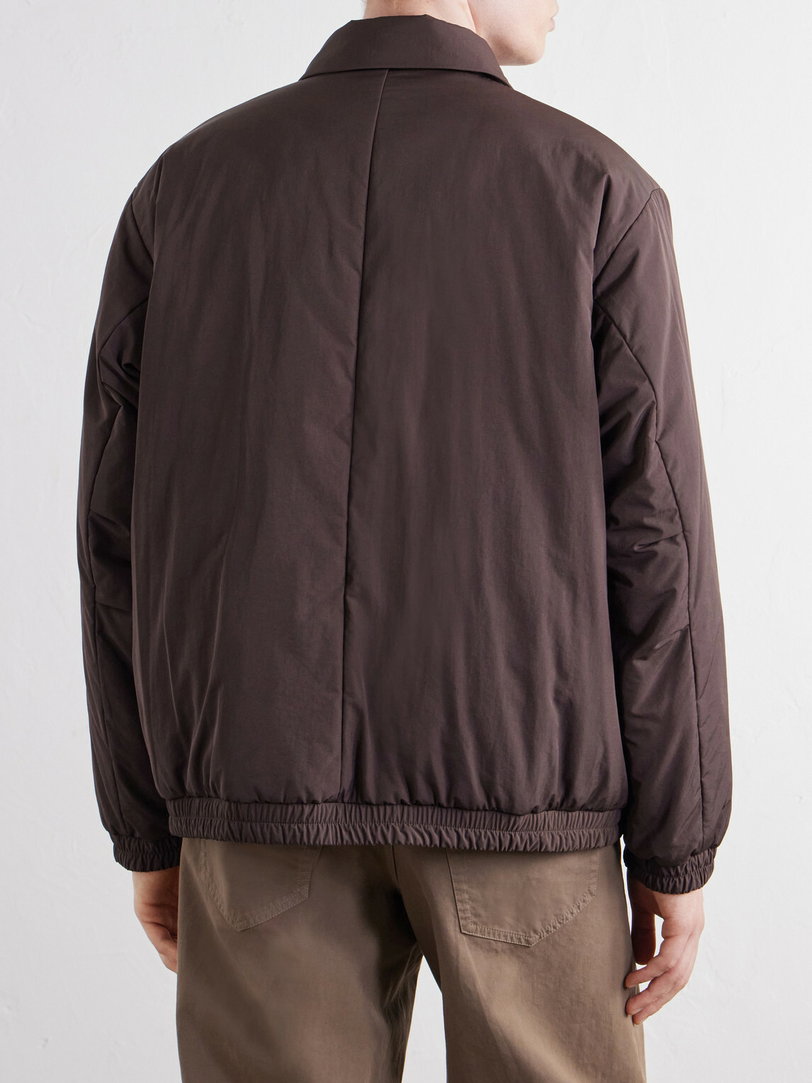 ATON - Padded Shell Jacket - Brown
