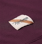 Tracksmith - Twilight Stretch-Mesh T-Shirt - Burgundy
