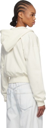 The North Face White Evolution Full Zip Hoodie