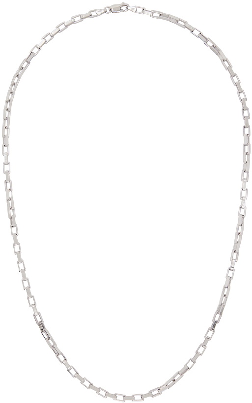 Photo: Veneda Carter SSENSE Exclusive Silver Chain VC008 Necklace