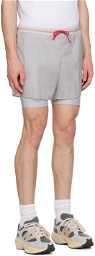 District Vision Gray Trail Shorts