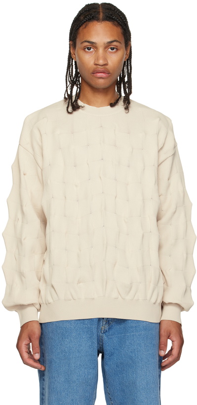 Photo: stein Beige Bumpy Sweater