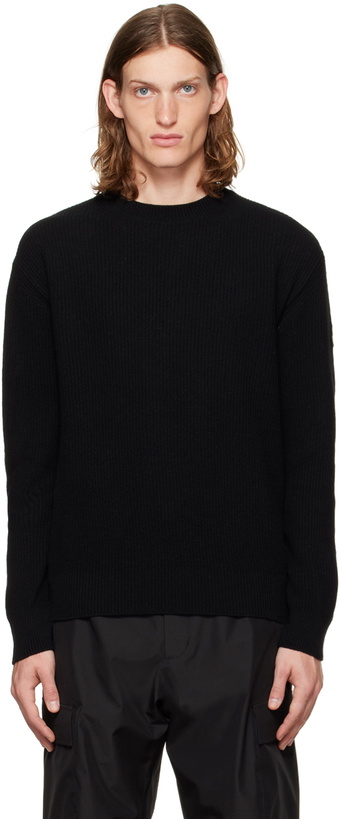 Photo: Moncler Black Patch Sweater