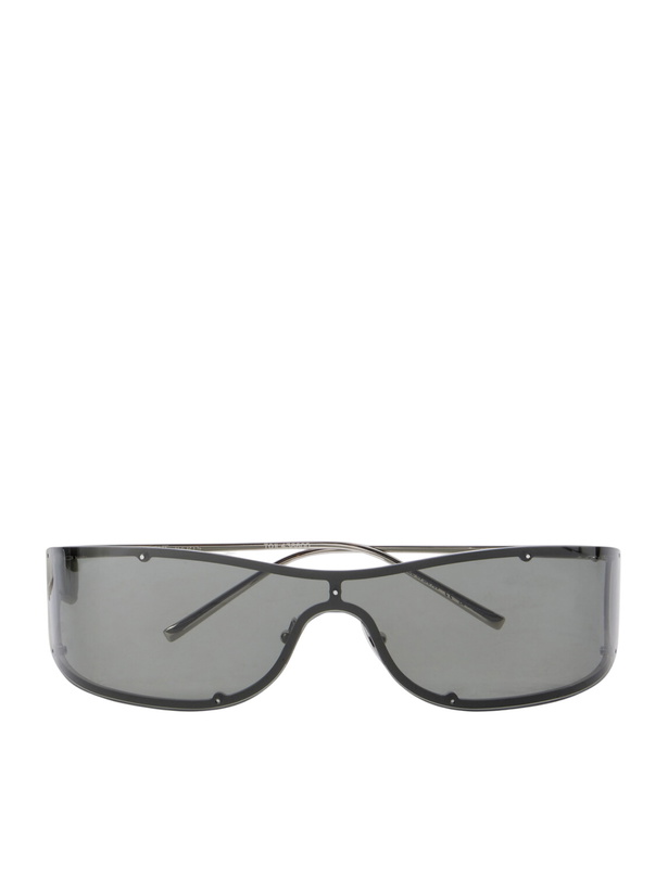 Photo: SAINT LAURENT - Mask Aviator-Style Acetate Sunglasses