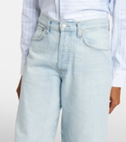 Agolde Ramona denim Bermuda shorts