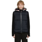 Moncler Navy Down Luberon Hooded Vest