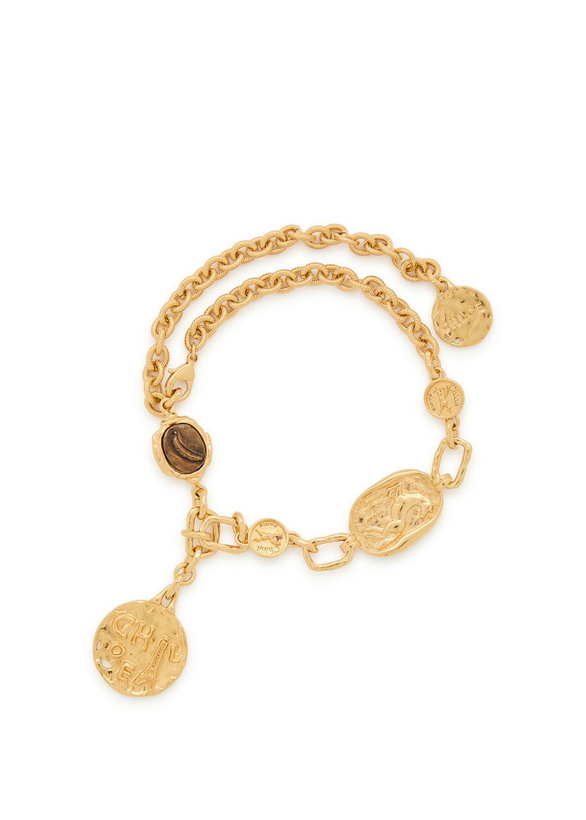 Photo: Chloe The Chloé Medals Necklace - Gold - One Size