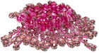 SHUTING QIU Pink Crystal Bracelet
