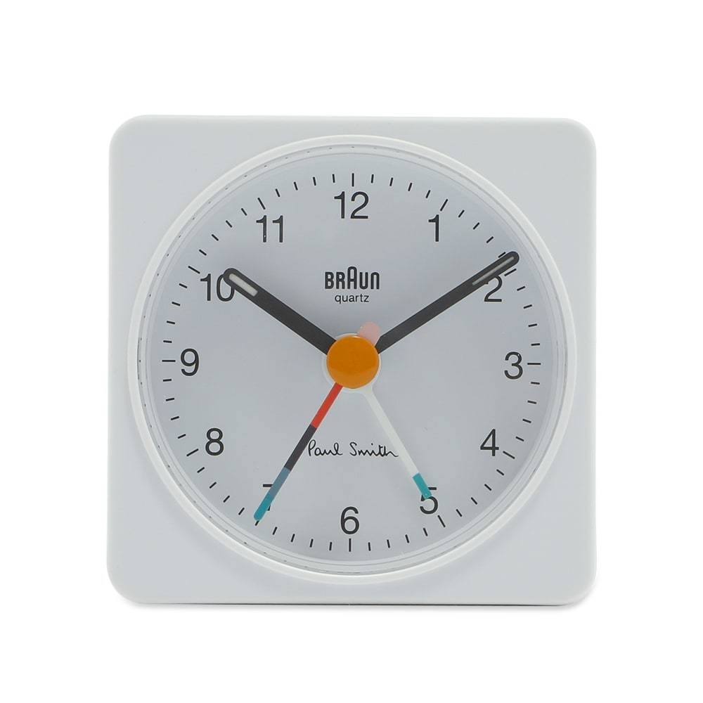 Photo: Braun x Paul Smith Travel Alarm Clock