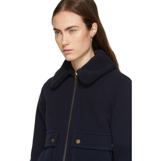 A.P.C. Navy Snowbird Bomber Jacket A.P.C.