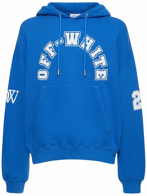 Photo: OFF-WHITE - Football Over Cotton Hoodie