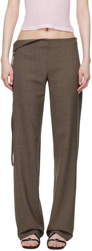 Photo: Paloma Wool Brown Sandal Trousers