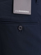 J.Lindeberg Technical Fabric Bermuda Shorts With Logo Patch