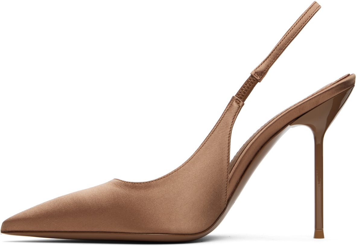 Paris Texas Tan Lidia Slingback Heels