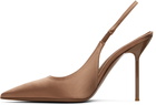 Paris Texas Tan Lidia Slingback Heels