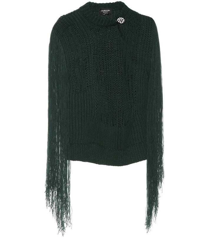 Photo: Calvin Klein 205W39NYC - Fringed sweater