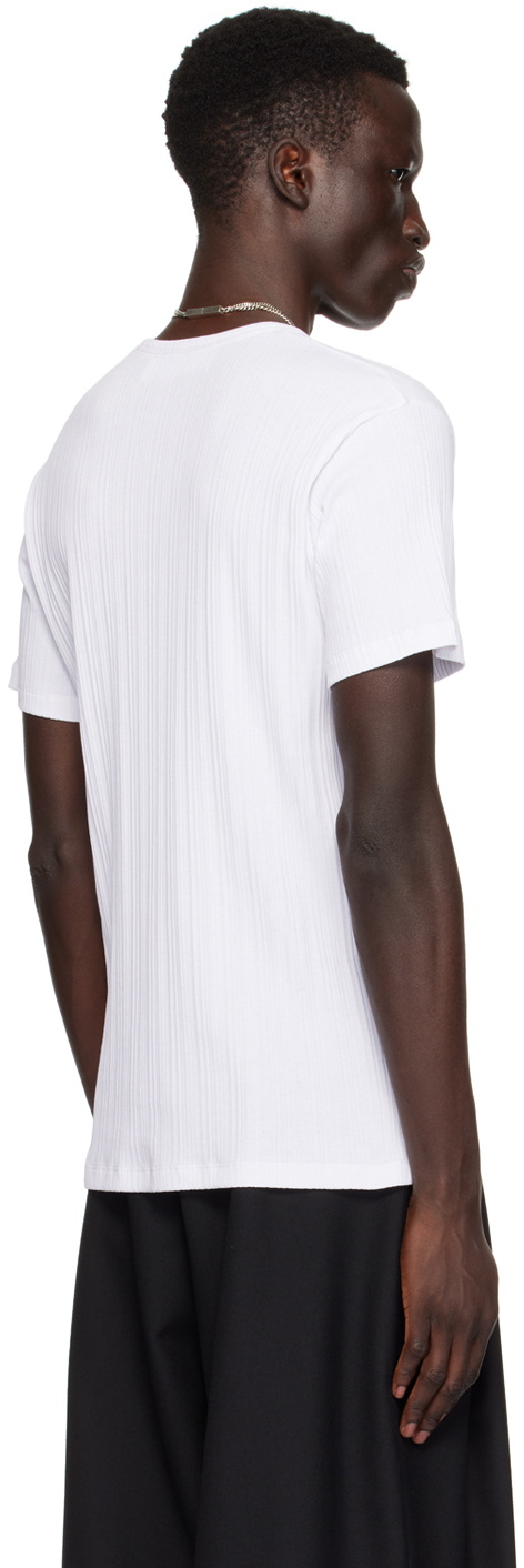 LGN Louis Gabriel Nouchi White Cutout T-Shirt