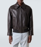 Bottega Veneta Intrecciato leather jacket