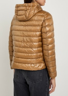 Herno Padded Nylon Jacket Camel
