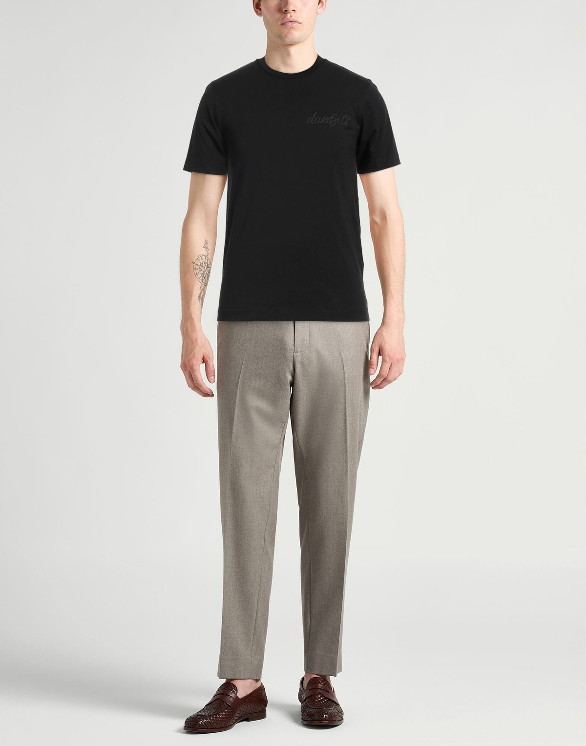 Dunhill Mens T-shirt in Black