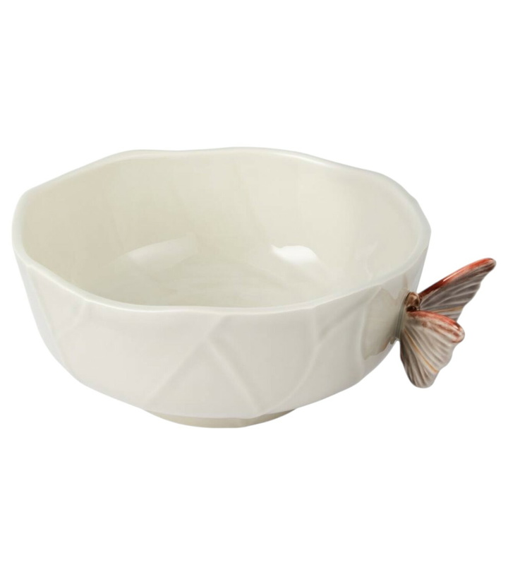 Photo: Bordallo Pinheiro Cloudy Butterflies salad bowl by Claudia Schiffer