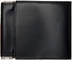 master-piece Black Notch Money Clip Wallet