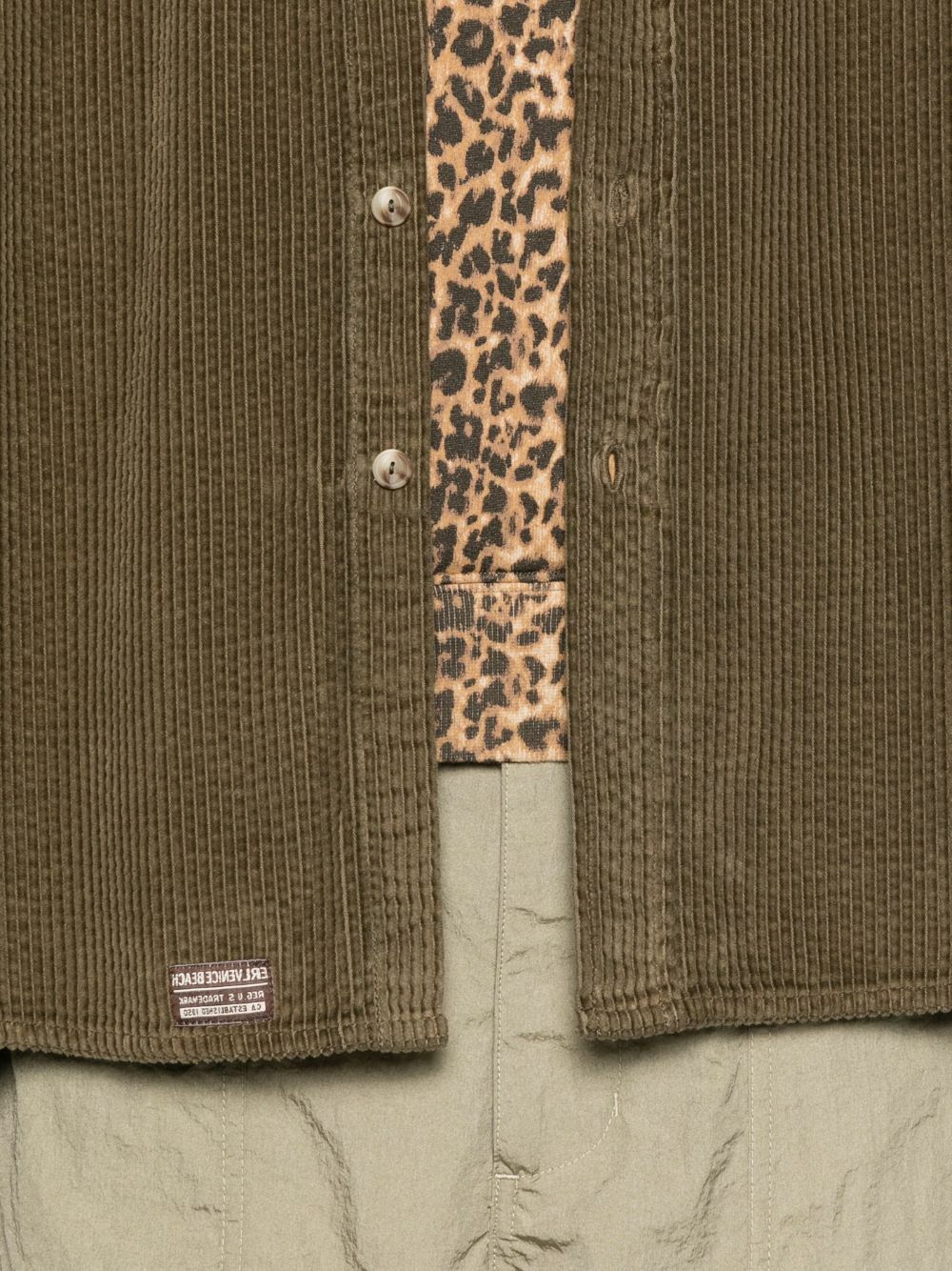 ERL Brown Corduroy Shirt
