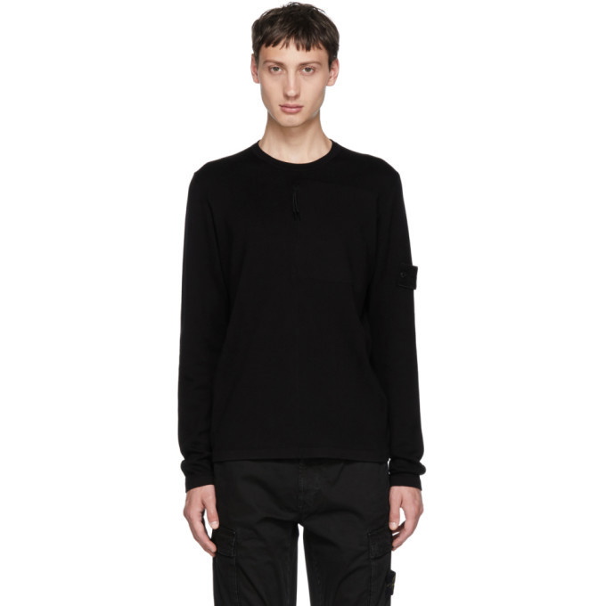 Photo: Stone Island Black Ghost Crewneck Sweater