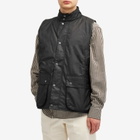 Barbour Men's x Baracuta Wax Gilet in Black