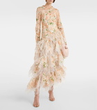 Zimmermann Natura silk and linen organza midi dress