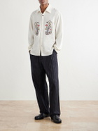 Kardo - Luis Embroidered Cotton Shirt - Neutrals