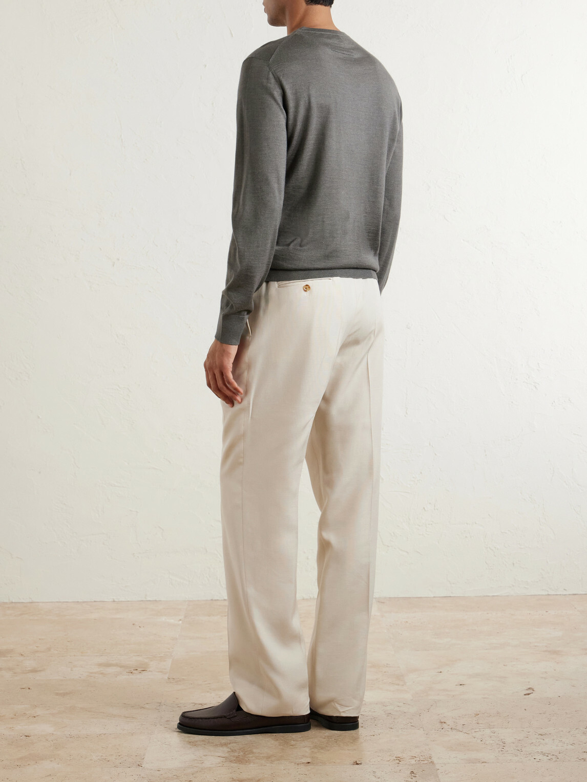 Zegna - Cashmere and Silk-Blend Sweater - Brown