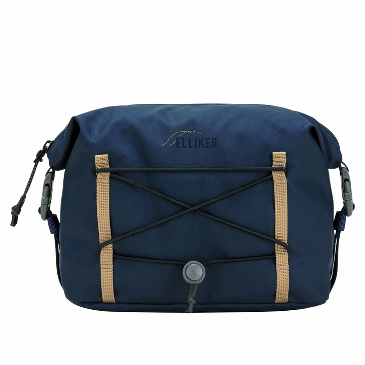 Photo: Elliker Angram Wash Bag in Navy 