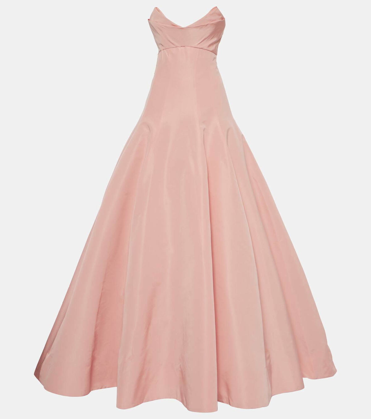 monique lhuillier strapless bridesmaid dress Strapless Mermaid Gown 12 / Noir main image 1