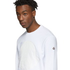 Moncler White Logo Patch Sweatshirt