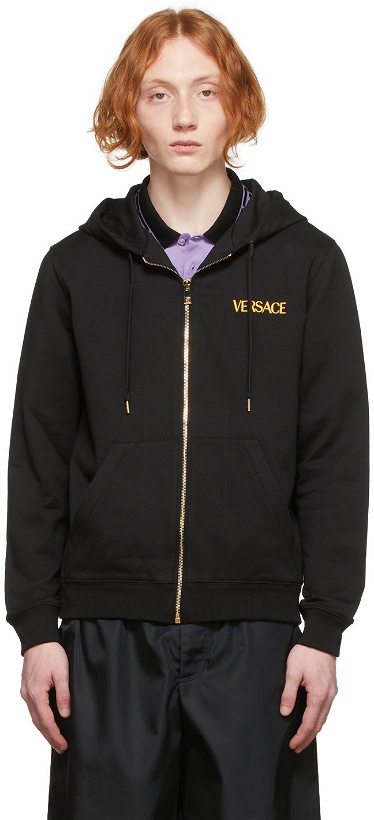 Photo: Versace Black Logo Hoodie