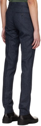 Sunspel Navy Slim Trousers