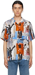 WACKO MARIA Multicolor Jean-Michel Basquiat Edition 'Guilty Parties' Short Sleeve Shirt