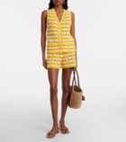 The Upside Goldie Watson cotton crochet vest