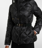 Max Mara Belted quilted down jacket
