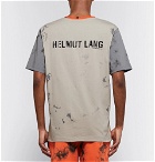 Helmut Lang - Printed Tie-Dyed Cotton-Jersey T-shirt - Men - Orange