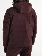 Aztech Mountain - Nuke Suit Quilted Hooded Down Ski Jacket - Burgundy