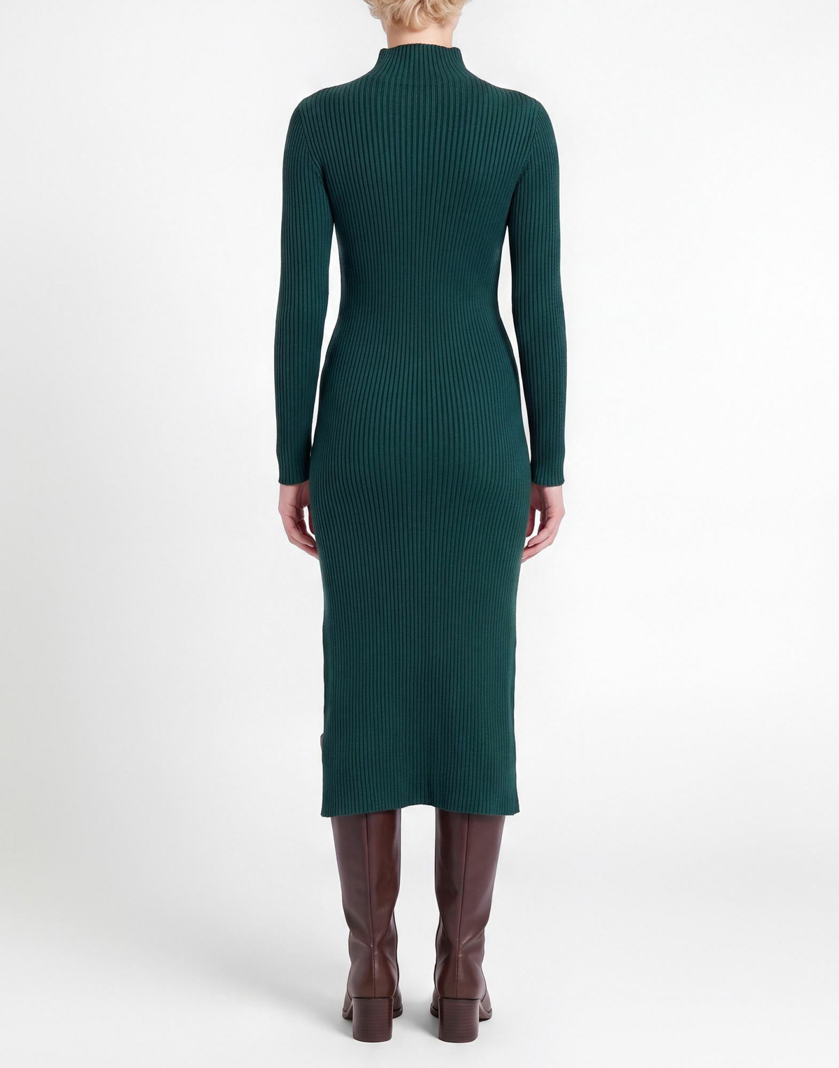 Berna Womens Midi dress in Green