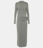 Magda Butrym Wool, silk, and cashmere maxi dress