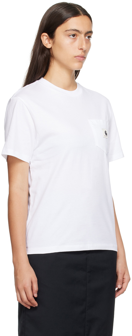 Carhartt Work In Progress White Pocket T-Shirt Carhartt WIP