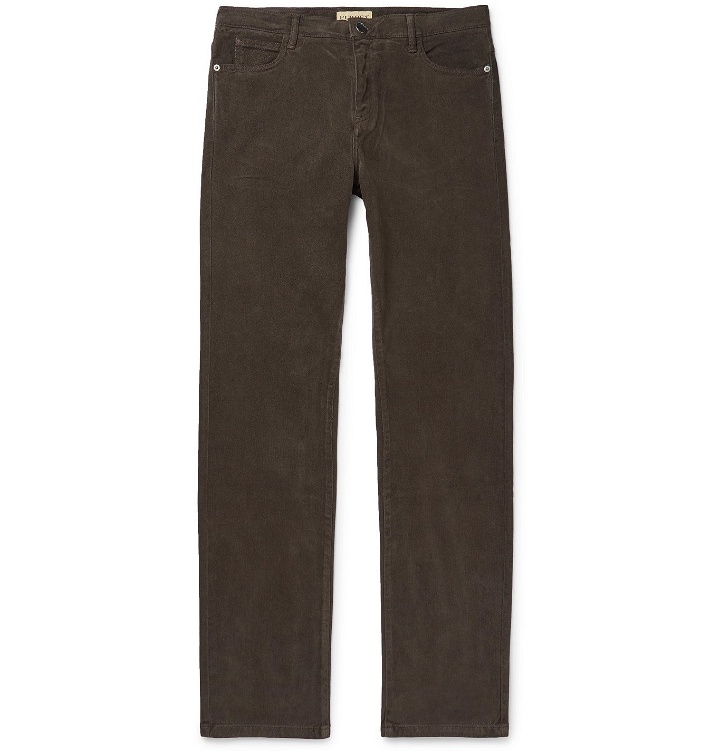 Photo: Purdey - Stretch Lyocell and Cotton-Blend Twill Trousers - Brown