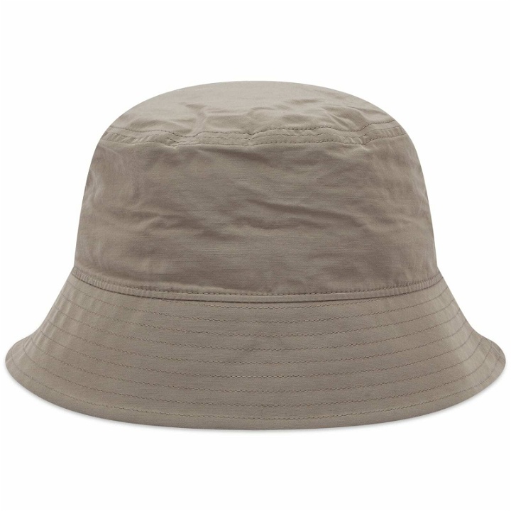 Photo: Goldwin Men's Nylon Bucket Hat in Taupe Grey 